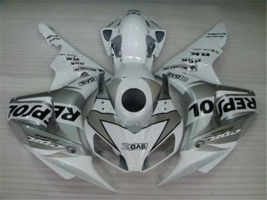 Carénage Moto CBR 1000 RR 04-05 - Blanc Argent Noir Repsol
