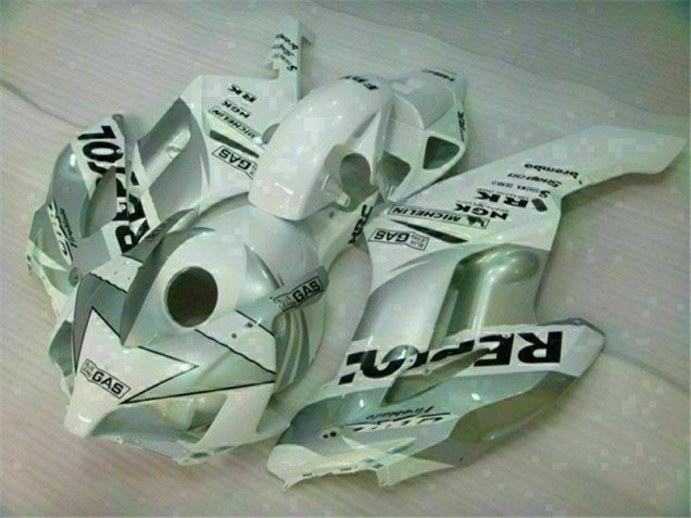 Carénage Moto CBR 1000 RR 04-05 - Blanc Argent Repsol Carénage Moto CBR 1000 RR 04-05 - Blanc Argent Repsol