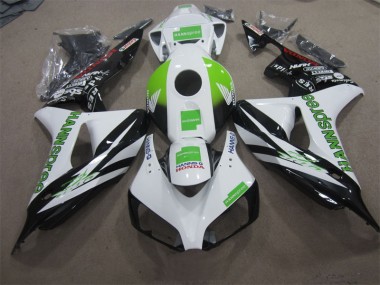 Carénage Moto CBR 1000 RR 06-07 - Blanc Vert Hannspree