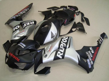 Carénage Moto CBR 1000 RR 06-07 - Noir Mat Argent Repsol