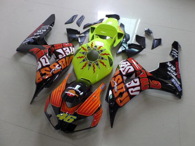 Carénage Moto CBR 1000 RR 06-07 - Rossi Fluro Vert Carénage Moto CBR 1000 RR 06-07 - Rossi Fluro Vert