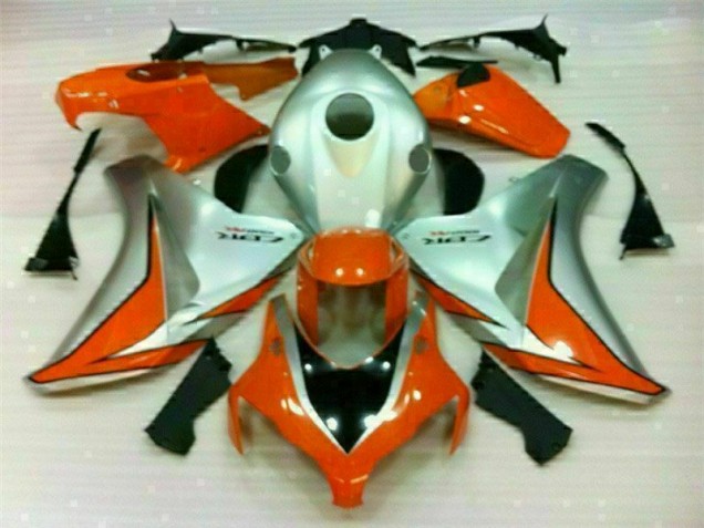 Carénage Moto CBR 1000 RR 08-11 - Argent Orange Carénage Moto CBR 1000 RR 08-11 - Argent Orange