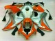 Carénage Moto CBR 1000 RR 08-11 - Argent Orange Carénage Moto CBR 1000 RR 08-11 - Argent Orange