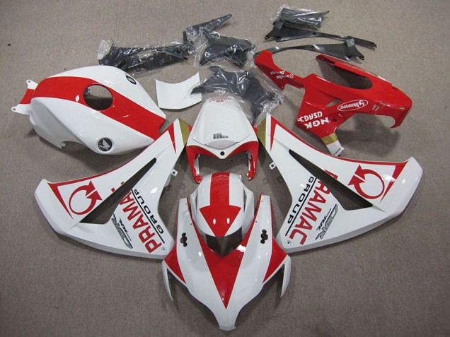 Carénage Moto CBR 1000 RR 08-11 - Blanc Rouge PRAMAC Carénage Moto CBR 1000 RR 08-11 - Blanc Rouge PRAMAC