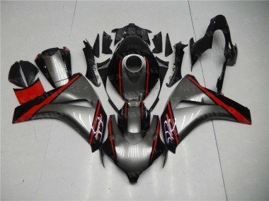 Carénage Moto CBR 1000 RR 08-11 - Gris Rouge Noir