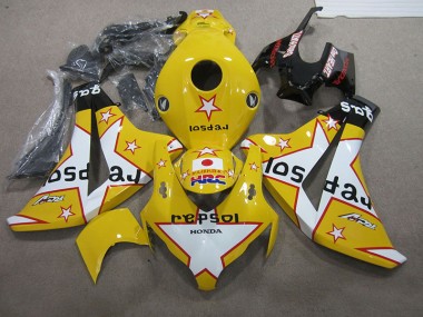 Carénage Moto CBR 1000 RR 08-11 - Jaune Repsol HRC