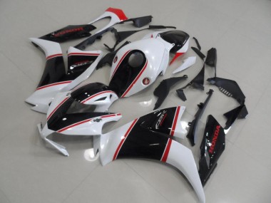 Carénage Moto CBR 1000 RR 12-16 - Noir et Blanc et Rouge Bande