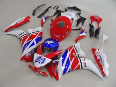Carénage Moto CBR 1000 RR 12-16 - Rouge Blanc Bleu HRC 23