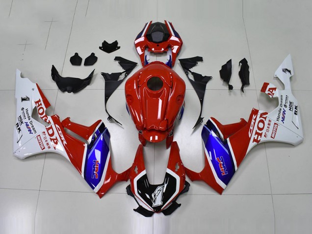 Carénage Moto CBR 1000 RR 17-23 - Rouge Bleu HRC Carénage Moto CBR 1000 RR 17-23 - Rouge Bleu HRC
