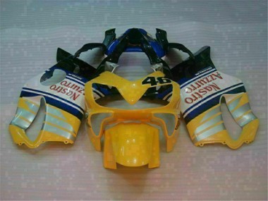 Carénage Moto CBR 600 F4i 01-03 - Jaune Argent Nastro Azzurro