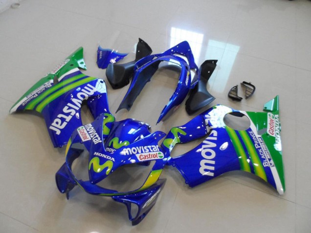 Carénage Moto CBR 600 F4i 04-07 - Bleu Movistar Castrol Carénage Moto CBR 600 F4i 04-07 - Bleu Movistar Castrol