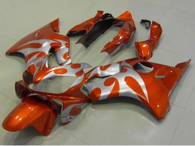Carénage Moto CBR 600 F4i 04-07 - Orange Argent