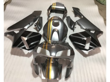 Carénage Moto CBR 600 RR 03-04 - Argent Or Noir
