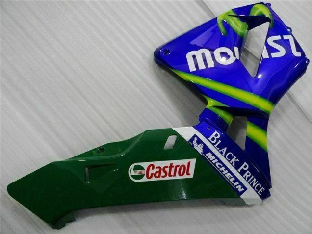 Carénage Moto CBR 600 RR 03-04 - Bleu Vert Movistar Castrol Carénage Moto CBR 600 RR 03-04 - Bleu Vert Movistar Castrol