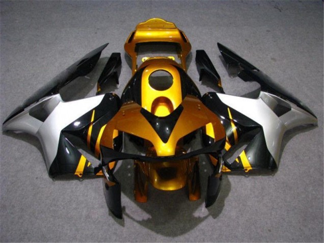 Carénage Moto CBR 600 RR 03-04 - Or Argent Noir