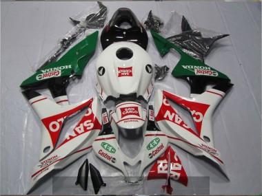 Carénage Moto CBR 600 RR 07-08 - Blanc Rouge Vert San Carlo Castrol