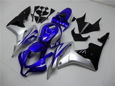 Carénage Moto CBR 600 RR 07-08 - Bleu Argent Noir