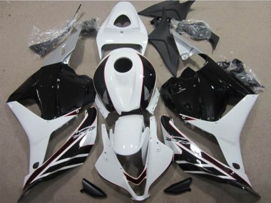 Carénage Moto CBR 600 RR 09-12 - Blanc Noir