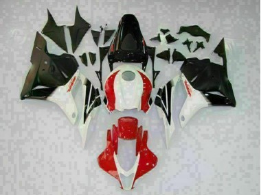 Carénage Moto CBR 600 RR 09-12 - Blanc Noir Rouge