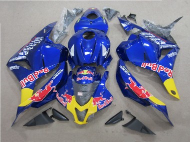 Carénage Moto CBR 600 RR 09-12 - Bleu Red Bull