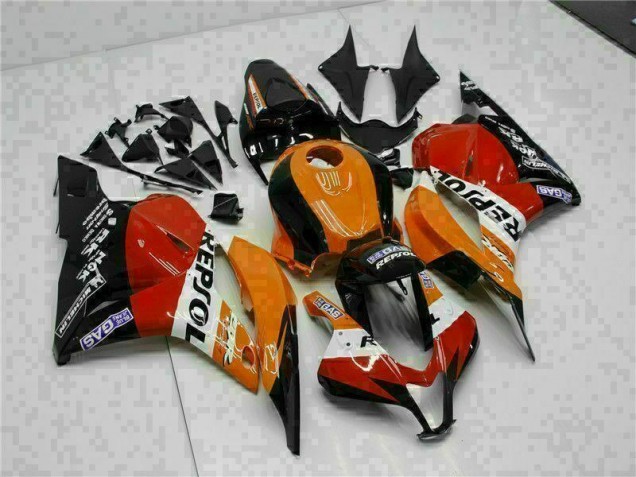 Carénage Moto CBR 600 RR 09-12 - Orange Repsol Carénage Moto CBR 600 RR 09-12 - Orange Repsol