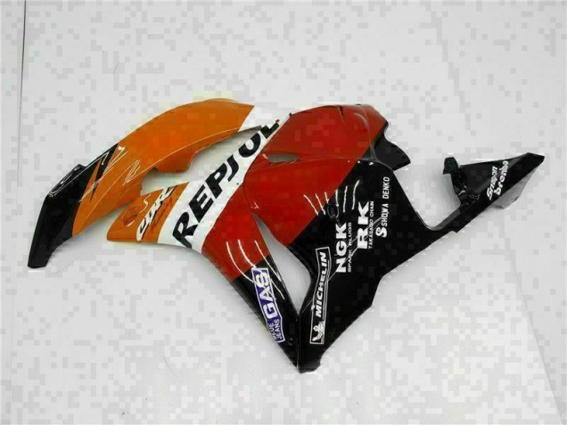 Carénage Moto CBR 600 RR 09-12 - Orange Repsol Carénage Moto CBR 600 RR 09-12 - Orange Repsol