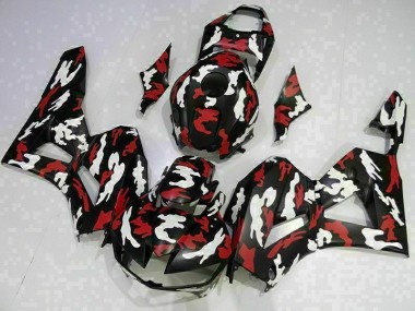 Carénage Moto CBR 600 RR 13-21 - Rouge Blanc Noir
