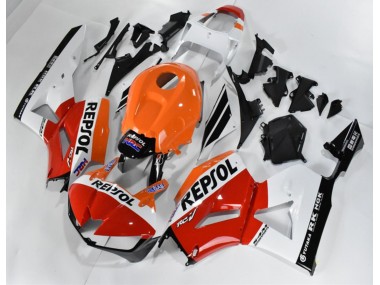 Carénage Moto CBR 600 RR 13-21 - Rouge Blanc Orange Repsol