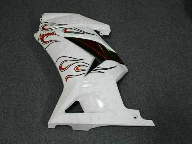 Carénage Moto EX250 08-12 - Blanc Rouge Carénage Moto EX250 08-12 - Blanc Rouge