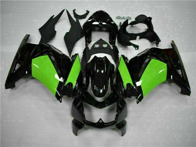 Carénage Moto EX250 08-12 - Noir Vert Carénage Moto EX250 08-12 - Noir Vert