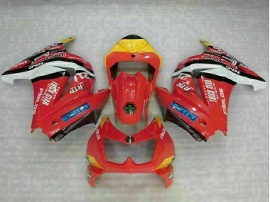 Carénage Moto EX250 08-12 - Rouge Jaune