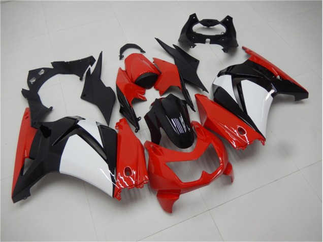 Carénage Moto EX250 08-12 - Rouge Noir Blanc Carénage Moto EX250 08-12 - Rouge Noir Blanc