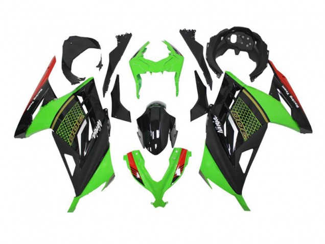 Carénage Moto EX300 13-16 - Vert Noir Carénage Moto EX300 13-16 - Vert Noir