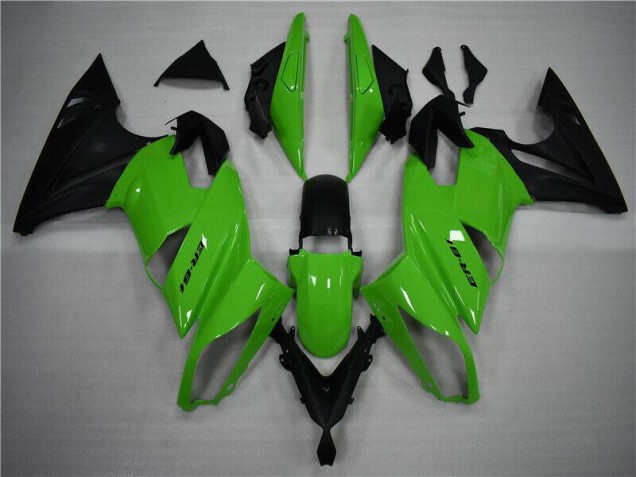 Carénage Moto EX650 09-11 - Vert Noir Carénage Moto EX650 09-11 - Vert Noir