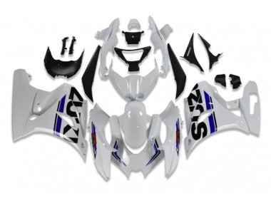 Carénage Moto GSXR 1000 17-23 - Blanc Bleu