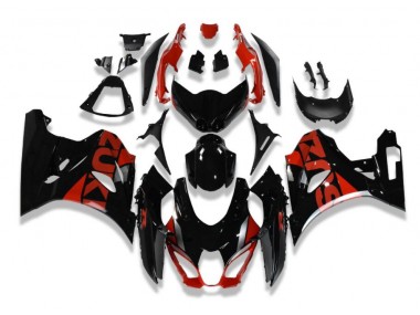 Carénage Moto GSXR 1000 17-23 - Noir Rouge