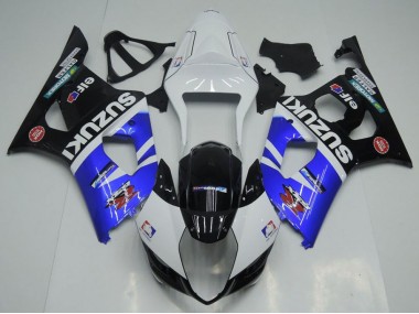 Carénage Moto GSXR 1000 K3 03-04 - Bleu Blanc et Noir