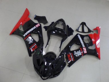 Carénage Moto GSXR 1000 K3 03-04 - Noir et Rouge