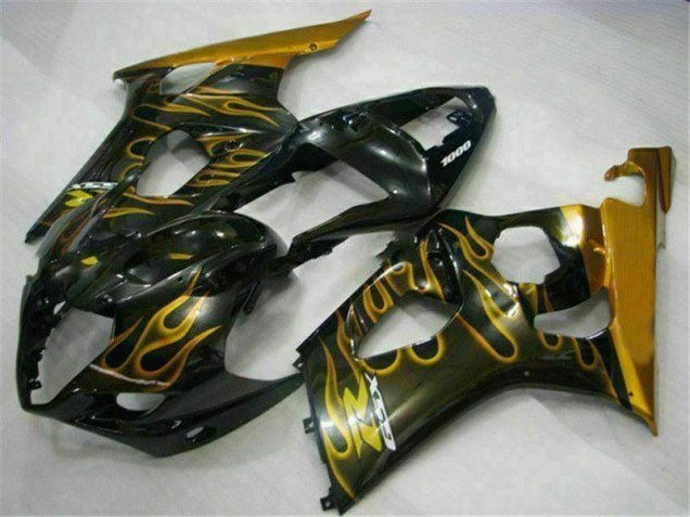 Carénage Moto GSXR 1000 K3 03-04 - Or Noir Carénage Moto GSXR 1000 K3 03-04 - Or Noir