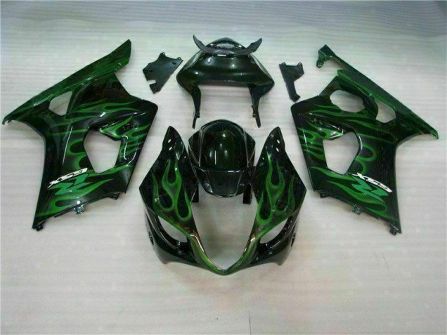 Carénage Moto GSXR 1000 K3 03-04 - Vert Noir Carénage Moto GSXR 1000 K3 03-04 - Vert Noir