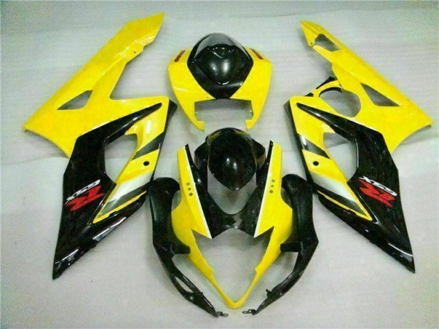 Carénage Moto GSXR 1000 K5 05-06 - Jaune Noir