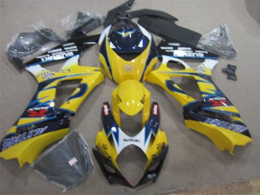 Carénage Moto GSXR 1000 K7 07-08 - Jaune Bleu