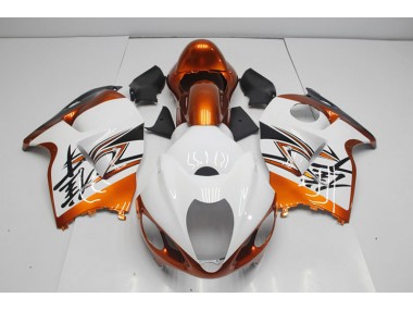 Carénage Moto GSXR 1300 Hayabusa 96-07 - Blanc Orange