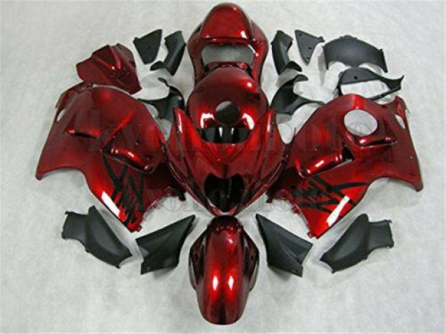 Carénage Moto GSXR 1300 Hayabusa 96-07 - Rouge Noir Carénage Moto GSXR 1300 Hayabusa 96-07 - Rouge Noir