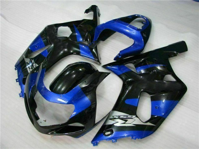 Carénage Moto GSXR 600 / 750 K1 K2 K3 01-03 - Bleu Noir Carénage Moto GSXR 600 / 750 K1 K2 K3 01-03 - Bleu Noir