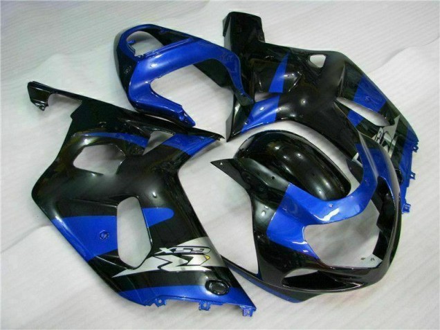 Carénage Moto GSXR 600 / 750 K1 K2 K3 01-03 - Bleu Noir Carénage Moto GSXR 600 / 750 K1 K2 K3 01-03 - Bleu Noir
