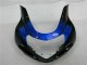 Carénage Moto GSXR 600 / 750 K1 K2 K3 01-03 - Bleu Noir Carénage Moto GSXR 600 / 750 K1 K2 K3 01-03 - Bleu Noir