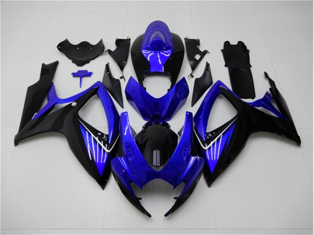 Carénage Moto GSXR 600 / 750 K6 06-07 - Bleu Noir Carénage Moto GSXR 600 / 750 K6 06-07 - Bleu Noir