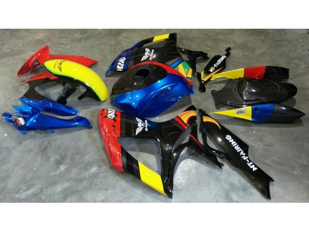 Carénage Moto GSXR 600 / 750 K6 06-07 - Rouge Bleu Carénage Moto GSXR 600 / 750 K6 06-07 - Rouge Bleu