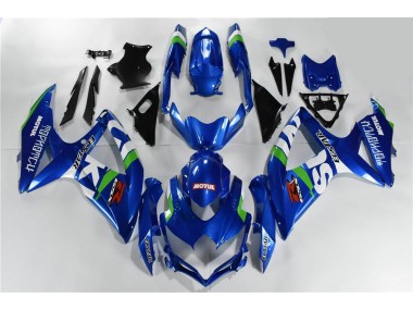 Carénage Moto GSXR 600 / 750 K8 08-10 - Bleu Blanc Vert